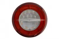 Stop spate stanga dreapta (LED, 24V, cu intermitent, cu stop, lumina de parcare, fara proiector, conector: 2x SuperSeal 2PIN AMP MCP 4PIN, cu un rezistor de sarcina indicator, fi140x45mm) potrivit SCH