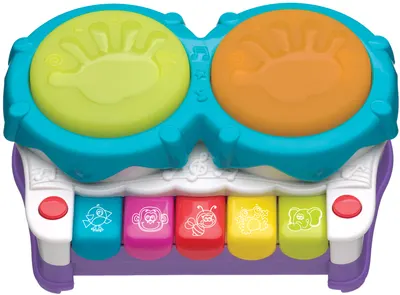 Jucarie muzicala 2 in 1 Playgro + Learn - Pian si Tobe