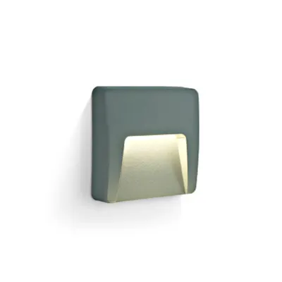 Adamo-SQ LED 3W 100lm 3000K 230V IP65antracit