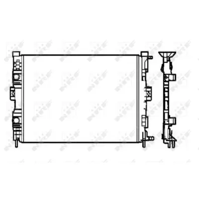 Radiator, racire motor NRF 58328