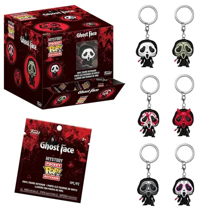 Breloc Funko Pocket POP! Movies: Scream - Ghost Face, Blind Bag, sortiment