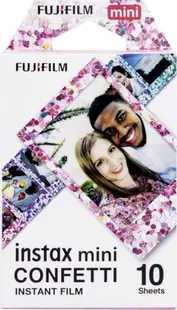 Hârtie foto Fujifilm - Confetti, Instax mini, 10 buc