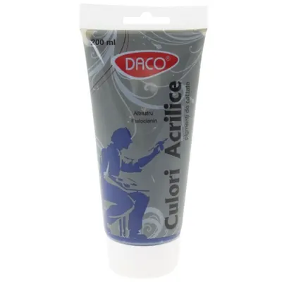 Culoare acrilica, 200ml, Daco, culori fluorescente