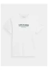 Tricou barbati - Bumbac - Alb.