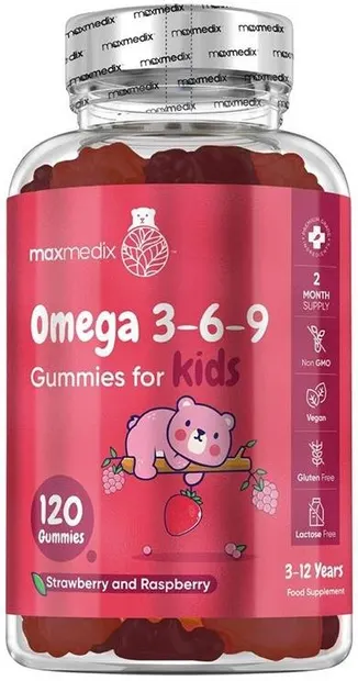 Omega 3-6-9 for Kids, 120 tablete de jeleu, Weight World