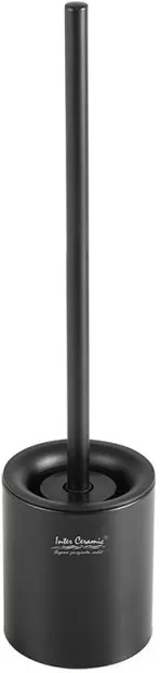 Perie de toaletă Inter Ceramic - 2646В, Negru mat