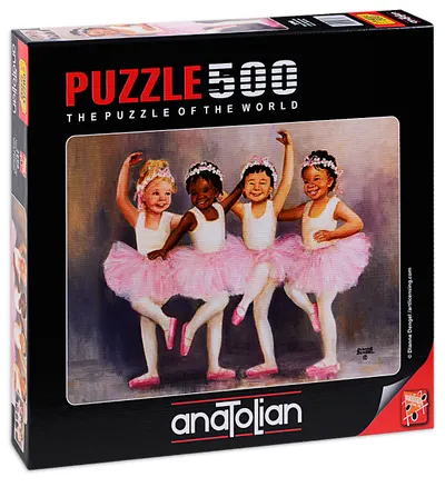 Puzzle Anatolian din 500 de piese - Micutele balerine, Diane Dengel