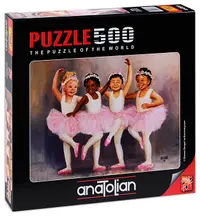Puzzle Anatolian din 500 de piese - Micutele balerine, Diane Dengel