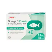 Dr. Max Omega 3 Classic, 30 comprimate moi