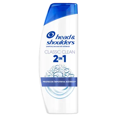 Sampon pentru par normal anti-matreata Classic Clean, 250ml, Head&Shoulders