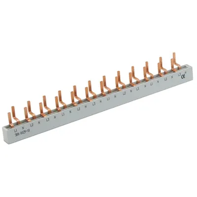 Busbar 3P+N, tip pin, 12 module, 63A SKN0029/10 3P Eti 002921154