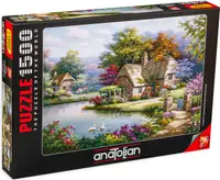 Puzzle Anatolian din 1500 de piese - Casa cu lebede, Sung Kim