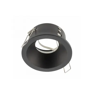 Spot - Ceiling spot fixture ELVA, IP54, round, Ø85x45mm, black