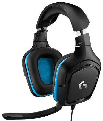 Căști gaming Logitech G432 - 7.1 Surround, negre