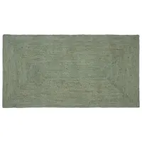 vidaXL Covor de zonă Verde măsliniu 80 x 150 cm Iută