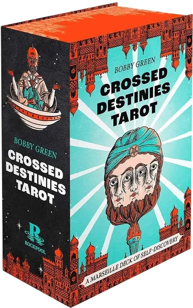 Crossed Destinies Tarot: A Marseille deck of self-discovery (78 Cards and Guidebook)