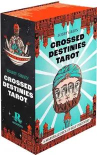 Crossed Destinies Tarot: A Marseille deck of self-discovery (78 Cards and Guidebook)