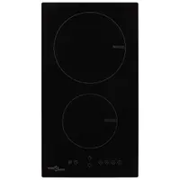 vidaXL Plită cu inducție cu 2 arzătoare, control tactil, sticlă 3500 W