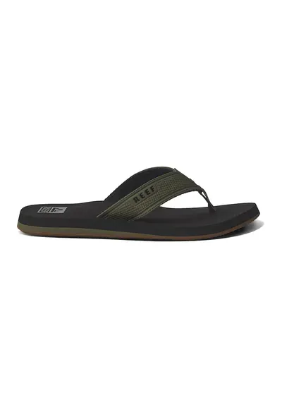 Papuci flip-flop cu aspect texturat Tha Layback - Verde stins