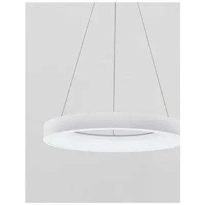 Lampa suspendata RANDO THIN Nisipiu Alb Aluminiu & Acrylic LED 50 Wat 230 Volt 3250Lm 3000K IP20