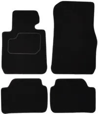 Covorase auto (set, velur, 4 bucati, culoare negru) BMW Seria 1 (F20) intre 2011-2019