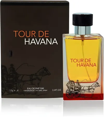 Apa de Parfum Fragrance World, Tour de Havana, Barbati, 100 ml - 5 ml