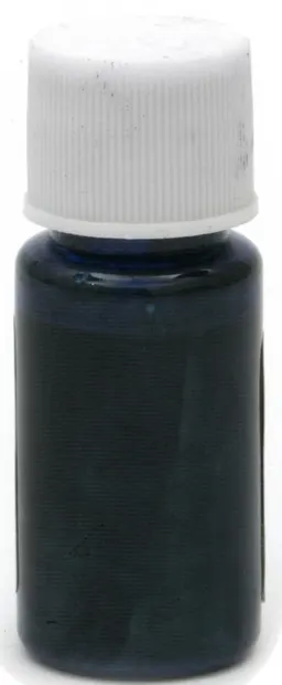 Colorant perlat pentru rășină Em Art - Pe bază de ulei, albastru închis, 10 ml
