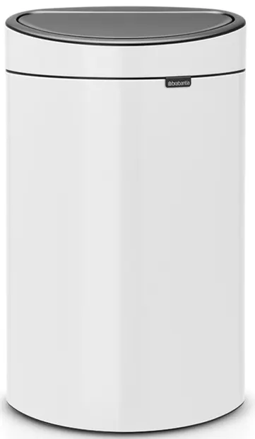Coș de gunoi Brabantia - Touch Bin New, 40 l, White