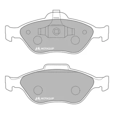 Set placute frana, frana disc MOTAQUIP LVXL1063