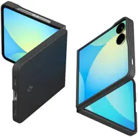 Husă Spigen - AirSkin Aramid, Galaxy Z Flip7, negru
