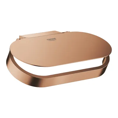 Suport hartie igienica Grohe Selection 41069DL0, 1 rola, montare pe perete, fixare ascunsa, mat, Warm sunset