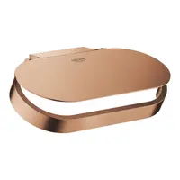 Suport hartie igienica Grohe Selection 41069DL0, 1 rola, montare pe perete, fixare ascunsa, mat, Warm sunset