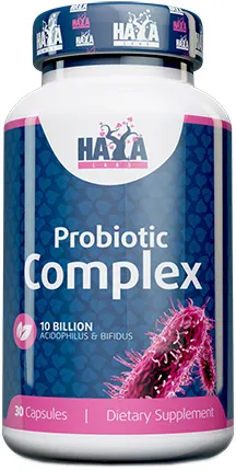 Probiotic Complex 10 Billion Acidophilus & Bifidus, 30 capsule, Haya Labs