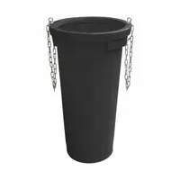 RS Tub standard pentru evacuare deseuri, TEKCNOPLAST (NEGRU)