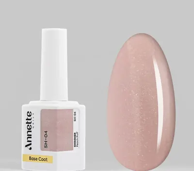 Rubber Baza AnnetteNails Shimmer Peachpuff SH-04, 12ml