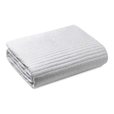 Cuvertură albă matlasată pentru pat dublu 220x230 cm – Bianca