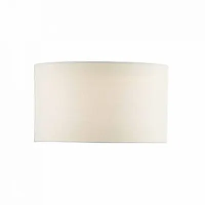 Abajur Pyramid White Linen Drum Shade 35cm