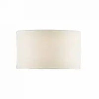 Abajur Pyramid White Linen Drum Shade 35cm