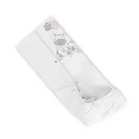 Cearceaf cu elastic pentru patut 98x65 cm din bumbac ranforce White Giraffe