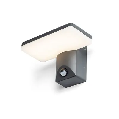 RINA PIR Corp de iluminat aplica gri antracit 230V LED 12W IP65 3000K