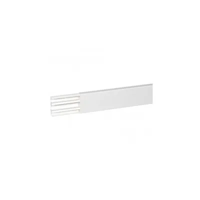 Mini canal cablu DLPlus - 75x20 mm - cu 2 partitions - L 2.1 m - alb