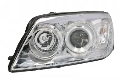 Far Stanga (H1 H7, electric, cu motor, culoare insert: cromat, culoare semnalizator: alb) potrivit CHEVROLET CAPTIVA