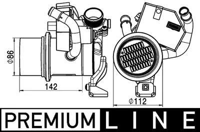 Radiator Recirculare Gaze Esapament Potrivit Audi A3, Q2, Q3, Tt; Seat Ateca, Leon, Leon Sc, Leon St; Skoda Octavia Iii, Superb Iii; Vw Arteon, Golf Alltrack Vii, Golf Sportsvan Vii 1.6d 2.0d 05.11