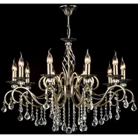 Candelabru Elegant Grace,10 becuri dulie E14, 230V,D.85cm, H.64 cm,Bronz