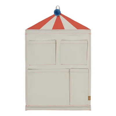 Organizator suspendat crem din material textil 40x1x60 cm Circus – OYOY Mini