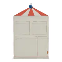 Organizator suspendat crem din material textil 40x1x60 cm Circus – OYOY Mini