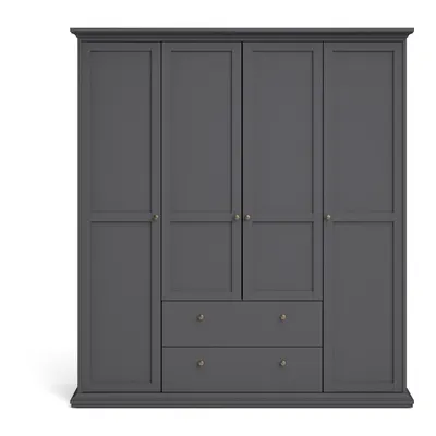 Șifonier gri 181x201 cm Paris – Tvilum