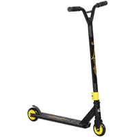 HOMCOM Scuter pentru Cascadorii Profesional, Trotinetă pentru trucuri Freestyle, Aluminiu, Metal, Piele artificială, pentru copii și adulți, aur | Aosom Romania