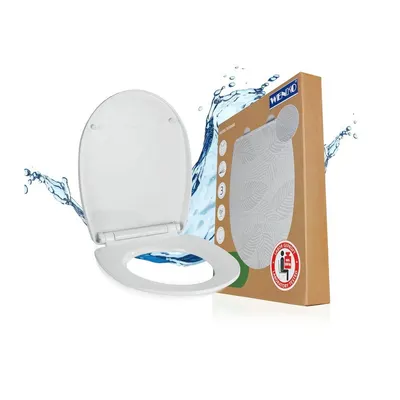 Capac WC 36,5 x 45 cm Easy-Close (cu închidere automată) Roanne – Wenko