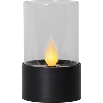 Corp de iluminat pentru exterior cu LED Star Trading Puloun, înălțime 13,5 cm, negru